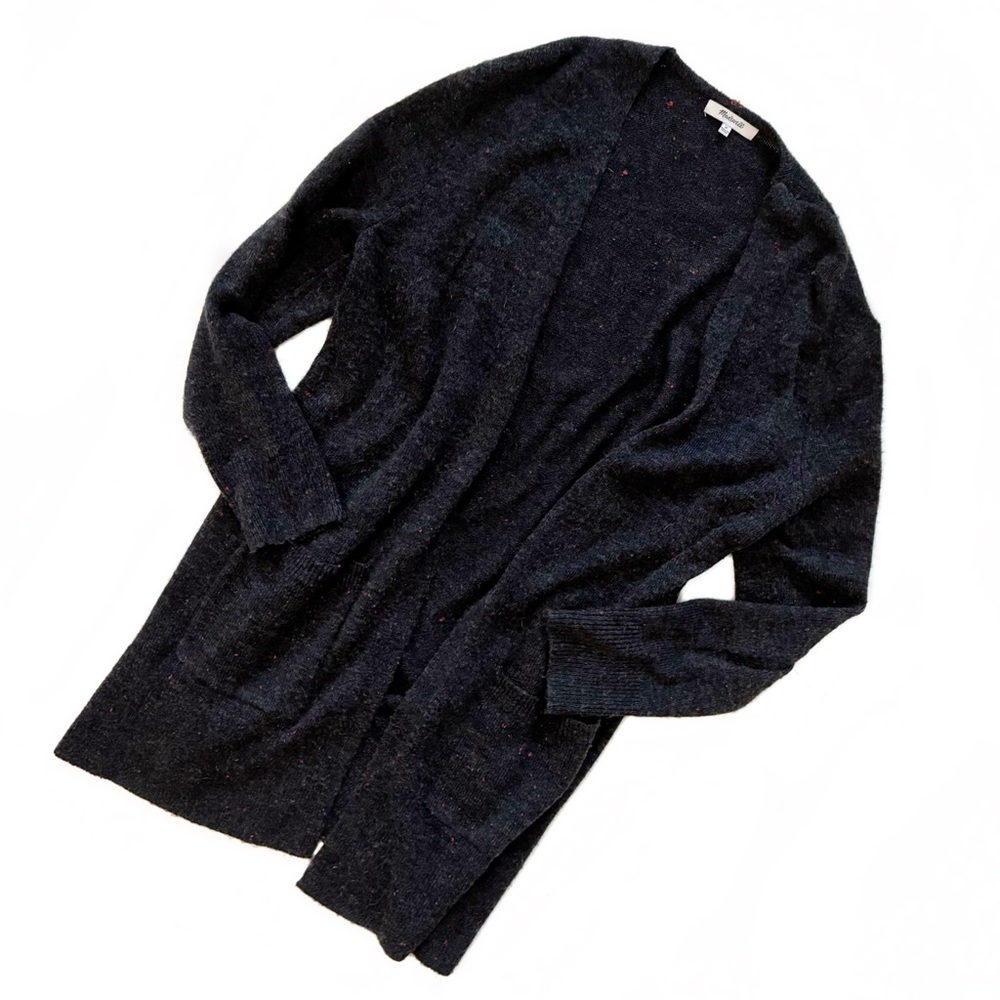 Madewell Wool Blend Open Front Cardigan